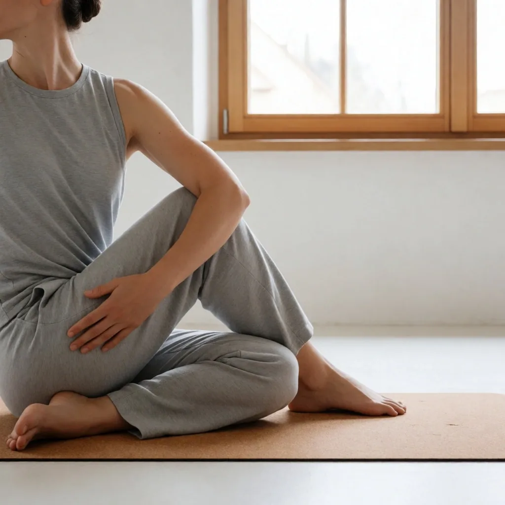 Yoga-Übungssequenz zu Hause